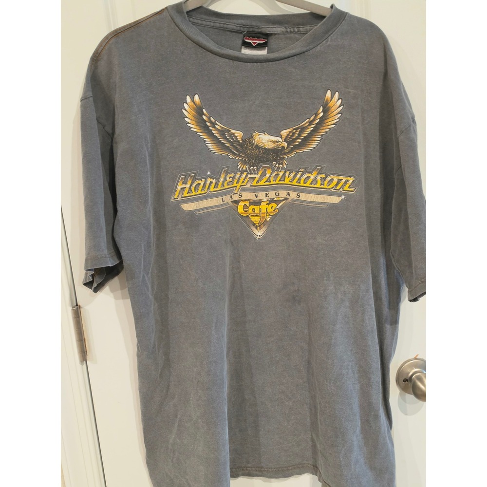Harley Davidson T-Shirt Lot Las Vegas Cafe Frontier Nebraska Screamin Eagle XXL